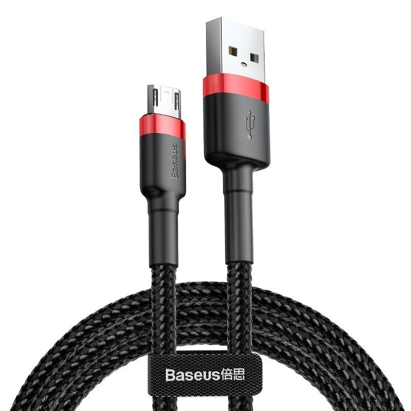 Baseus Cafule Micro USB kabel 1,5A 2m (rdeča + črna)