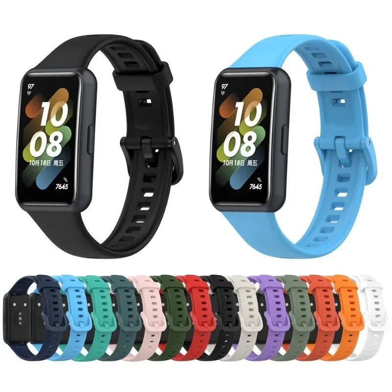 Pašček za Huawei Band 9 8 7 6 silikonski