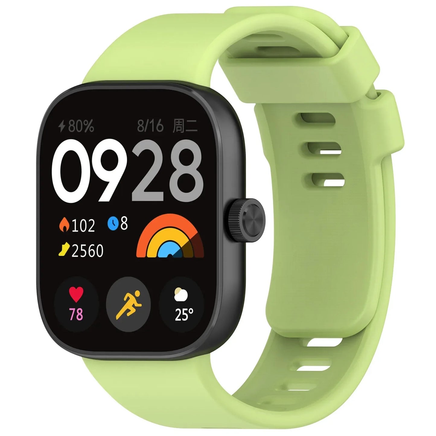 Zračen silikonski pašček za Redmi Watch 4/5/6 & Mi Band 9 Pro / 8 Pro