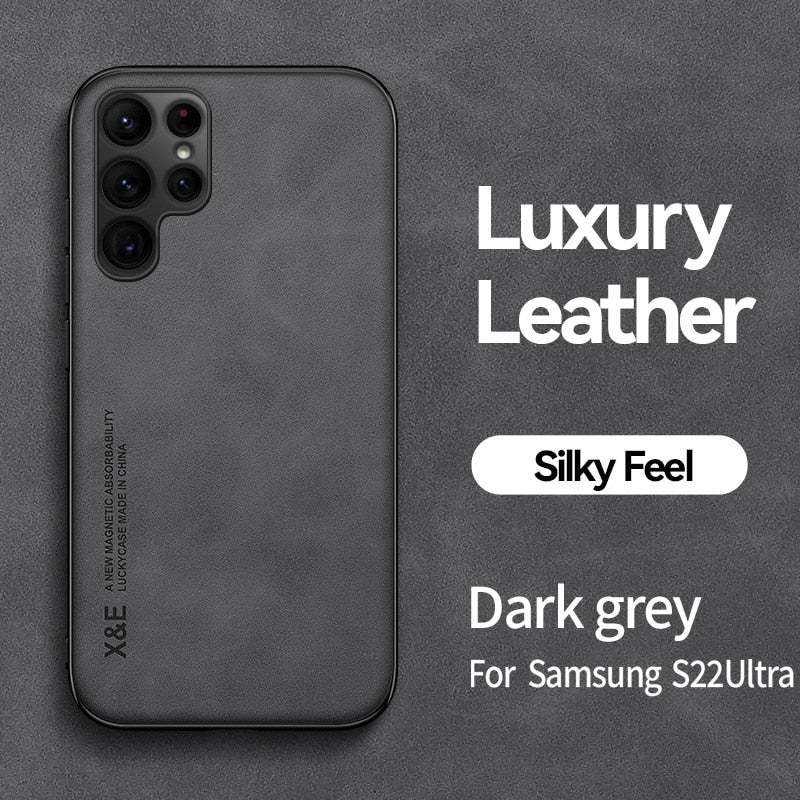 Magnetna kožna torbica za Samsung Galaxy S22 Ultra S21 S20 FE Plus Note 20 A51 A71 A13 A73 S23 A54 A52 A53 5G umjetna ovčja koža
