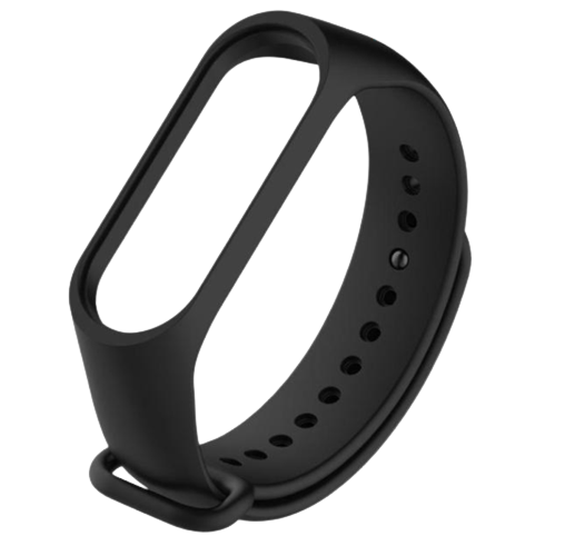 Pašček za zapestnico Mi Band 5 in 6 - črn