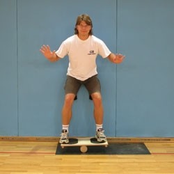 Ravnotežna deska (gibljivi valj)