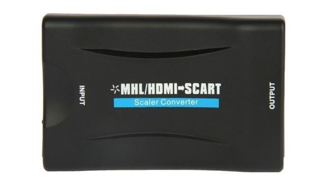 HDMI na SCART pretvornik adapter - črn