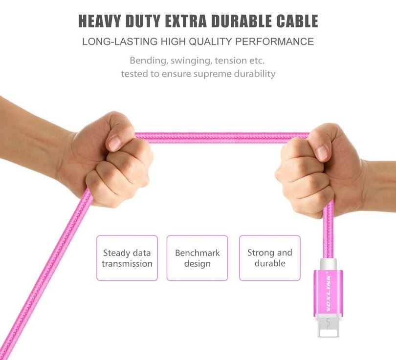 USB-C kabel, 100 cm, moški USB-A 2.0  na moški USB-C USB 3.1 Voxlink