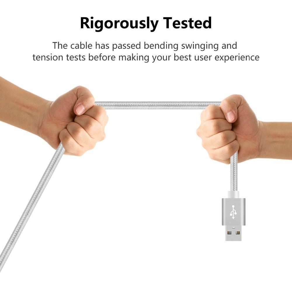 Micro USB in USB-C kabel, 100 cm, DVA V ENEM, moški USB-A 2.0 na moški micro USB-A na moški USB-C, Voxlink