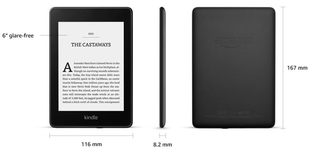Kindle Paperwhite 4 - 8 GB vodotesen