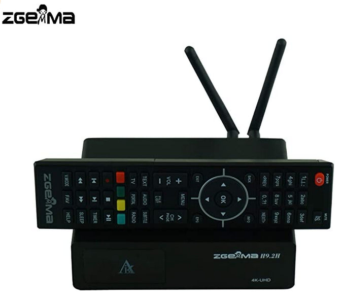 ZGEMMA H9.2H with DVB-S2X DVB-T2/C E2 4K UHD Combo Receiver