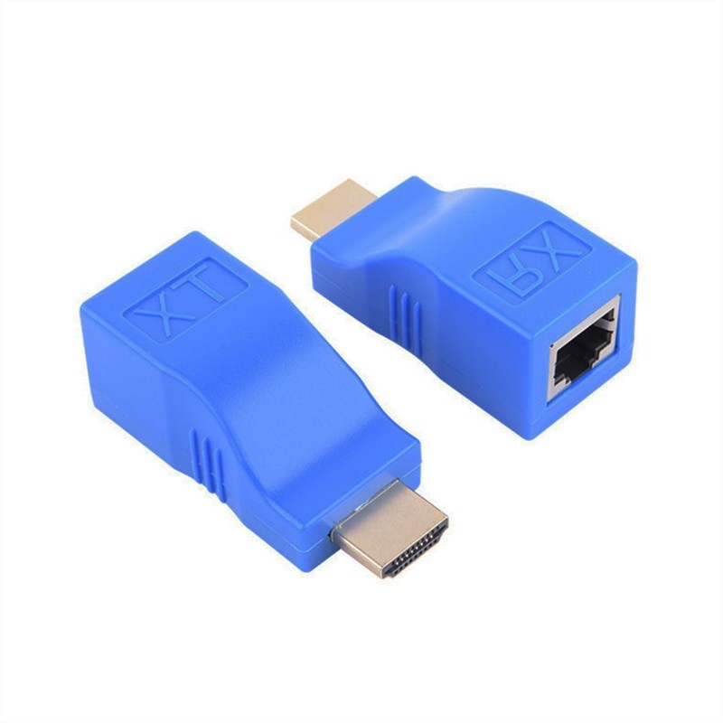 HDMI podaljšek extender 1080P do 30m preko ethernet RJ45 CAT 5e/6 kabla - zaloga v Sloveniji