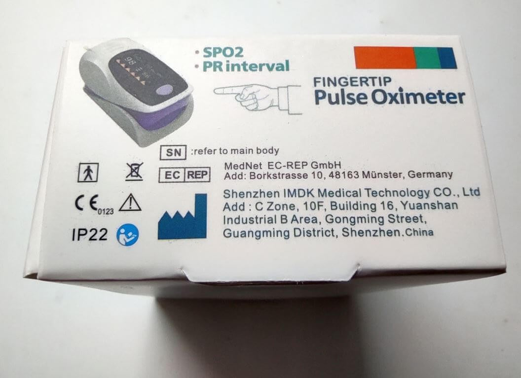 Pulzni oksimeter iMDK C101A3 naprstni merilec SpO2 kisika v krvi