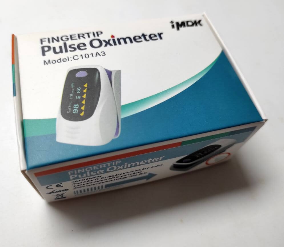 Pulzni oksimeter iMDK C101A3 naprstni merilec SpO2 kisika v krvi