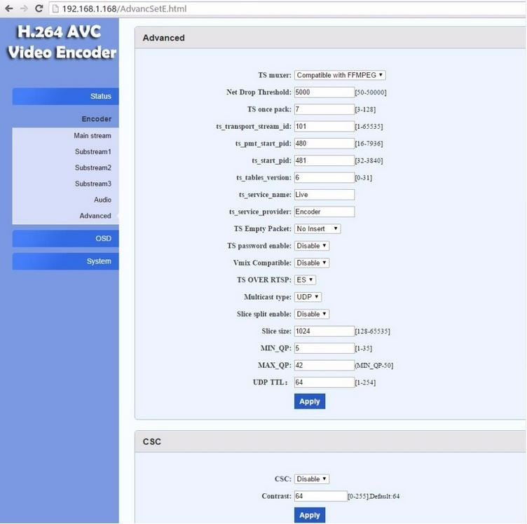 ESZYM H.264 HDMI video encoder - zaloga v Sloveniji