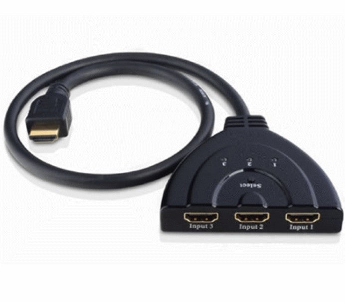 HDMI preklopnik 3x1 3 vhodi in 1 izhod - ročni