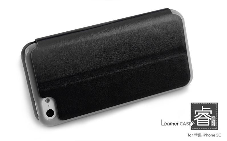 MOFI flip ovitek za Iphone 5 in 5S telefon- črn