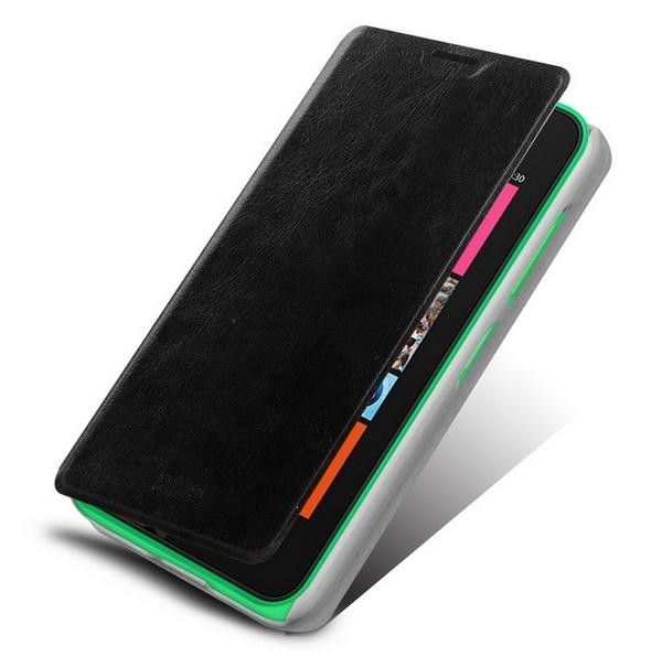 MOFI flip ovitek za Nokia Lumia 530 telefon- črn