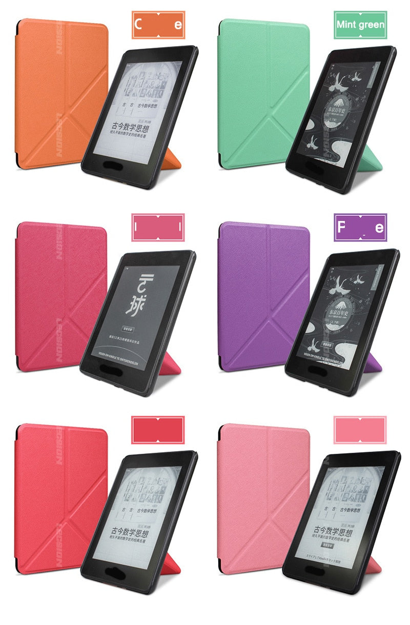 Ovitek za bralnik Kindle in Kindle Paperwhite 4 3 2 1 E21 5th 6th 7th 10th generacija 2019 2018 6inčni iz umetnega usnja