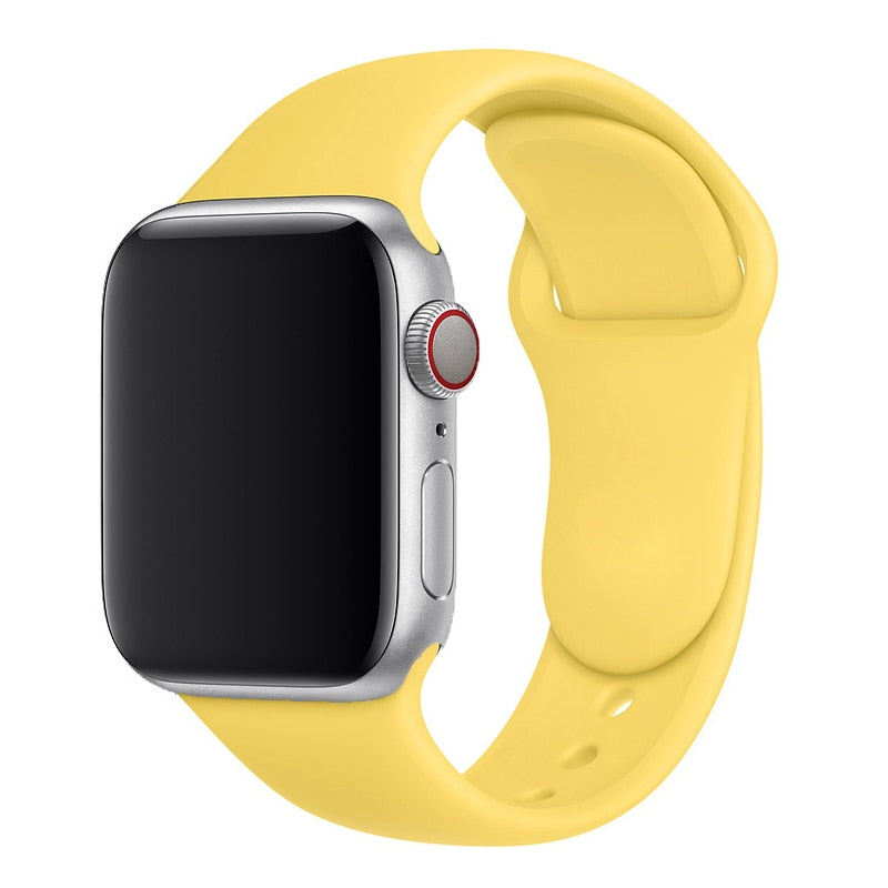 Duži remen za Apple Watch 40 mm 44 mm 45 mm 41 mm 38 mm 42 mm 44 mm iWatch Series 3 4 5 6 se 7 Silikon