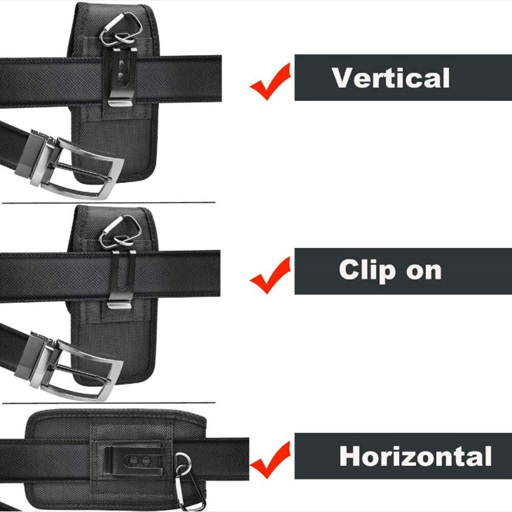 Univerzalna torbica za Cat S62 Pro S52 S42 S48C Outdoor Muška torbica za pojas Torba za oko struka Paket za Crosscall Core-M4 Core-X4 najlonski utor za karticu