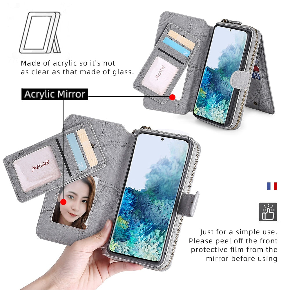 2u1 novčanik i torbica za Xiaomi 9 10 10Pro 11 12 12Pro 5G Redmi 8 9 10 Note8 Note9 Note10 Note11 Poco M3 M4 X3 Pro NFC