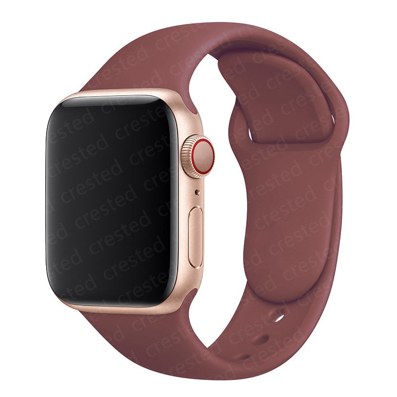 Duži remen za Apple Watch 40 mm 44 mm 45 mm 41 mm 38 mm 42 mm 44 mm iWatch Series 3 4 5 6 se 7 Silikon