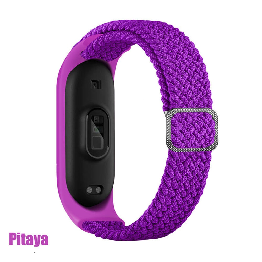 Remen za Mi Band 6 7 Elastična fleksibilna najlonska pletenica za Miband4 miband 5 za Xiaomi Mi band 4 3 5 6 7