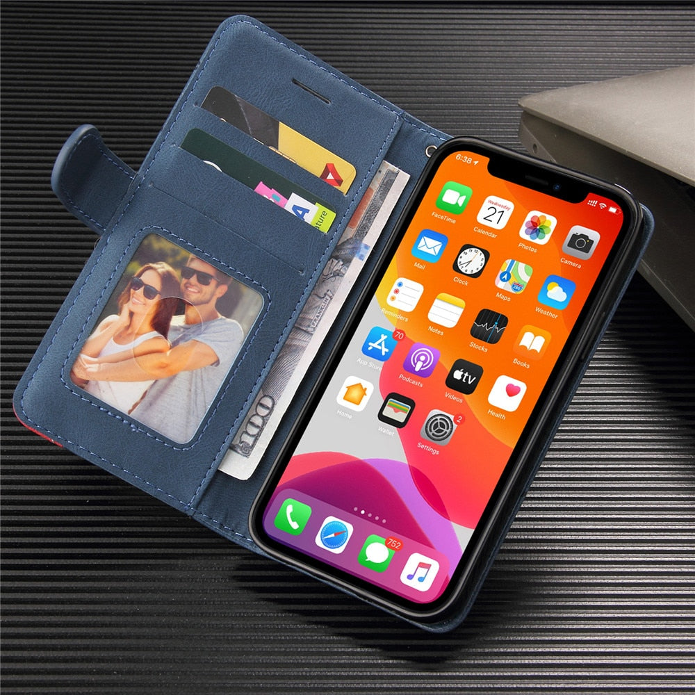 Ovitek za Google Pixel 6 Pro 5 XL luksuzni flip ovitek samostoječ z žepom za kreditne kartice