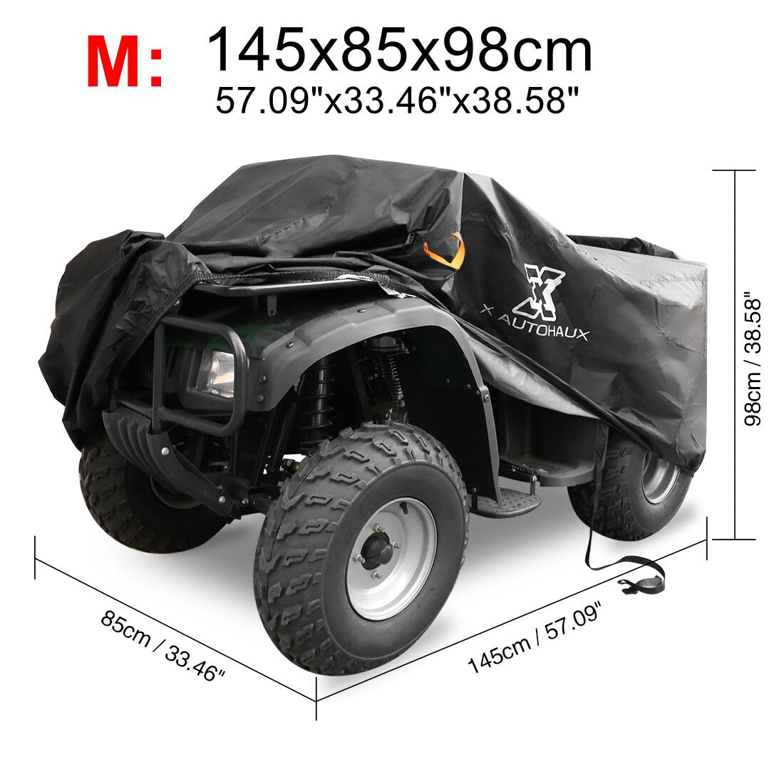 Pokrivalo za štirikolesnik Quad Bike ATV Cover zaščita pred dežjem snegom, soncem, velikosti M L XL XXL XXXL