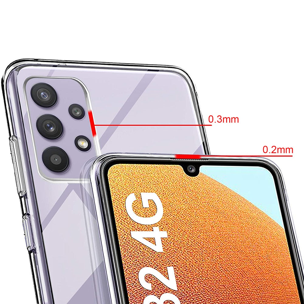 Silikonski prozoren ovitek za Samsung Galaxy A52 A51 A50 A32 A31 A30 A72 A71 A70 A40 A60 A41 A22 A21 A20 ultra tanek mehak