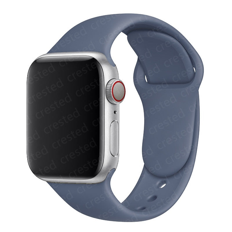 Duži remen za Apple Watch 40 mm 44 mm 45 mm 41 mm 38 mm 42 mm 44 mm iWatch Series 3 4 5 6 se 7 Silikon