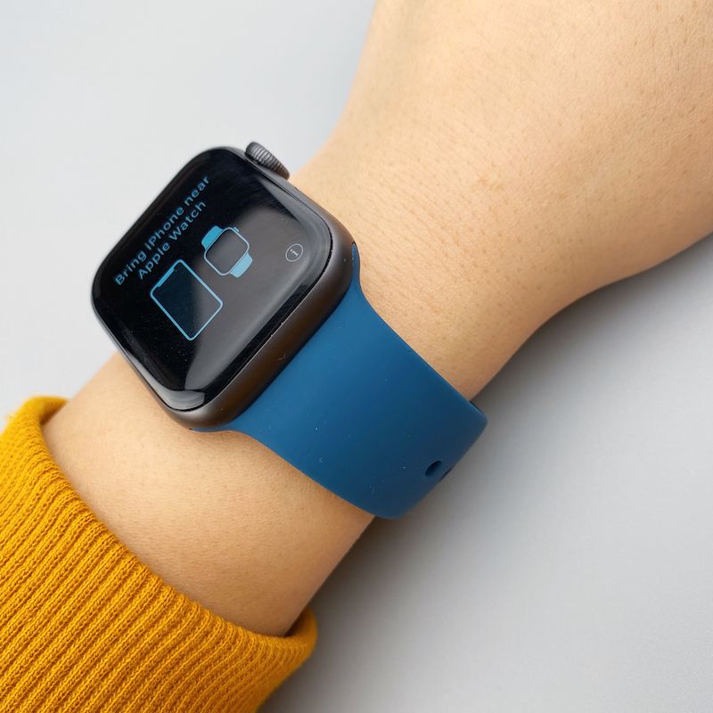 Duži remen za Apple Watch 40 mm 44 mm 45 mm 41 mm 38 mm 42 mm 44 mm iWatch Series 3 4 5 6 se 7 Silikon