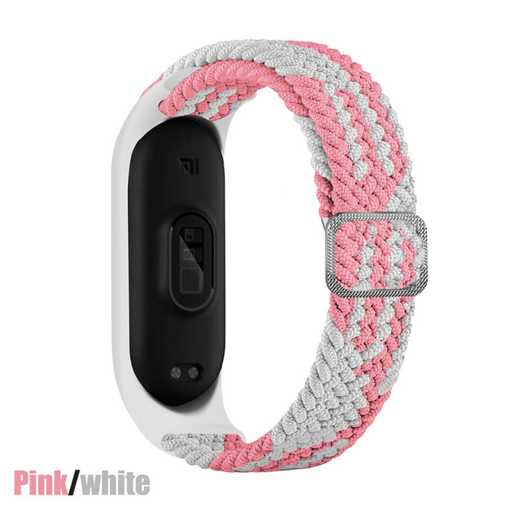 Remen za Mi Band 6 7 Elastična fleksibilna najlonska pletenica za Miband4 miband 5 za Xiaomi Mi band 4 3 5 6 7
