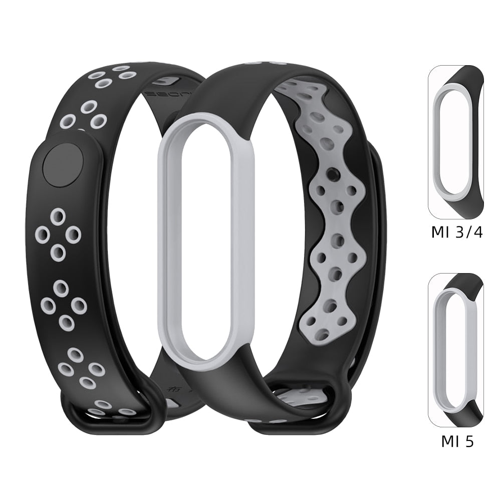 Pašček za Xiaomi Mi Band 7 6 5 4 3 silikonska zapestnica