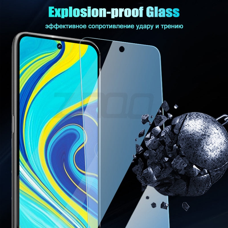 Zaščitno steklo za Xiaomi Redmi Note 9 Pro Max 9S Screen Protector Redmi Note 10 10S 11S 8 7 11 Pro 9A 9C