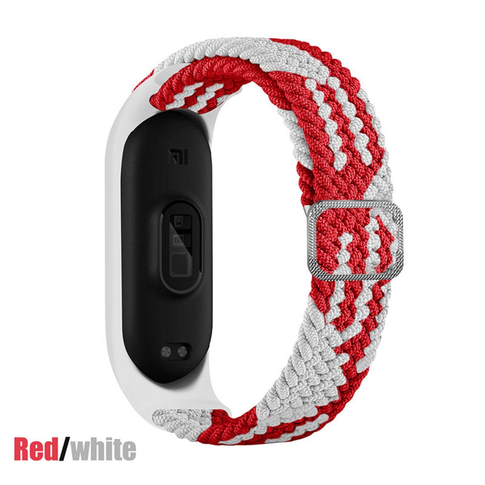 Remen za Mi Band 6 7 Elastična fleksibilna najlonska pletenica za Miband4 miband 5 za Xiaomi Mi band 4 3 5 6 7