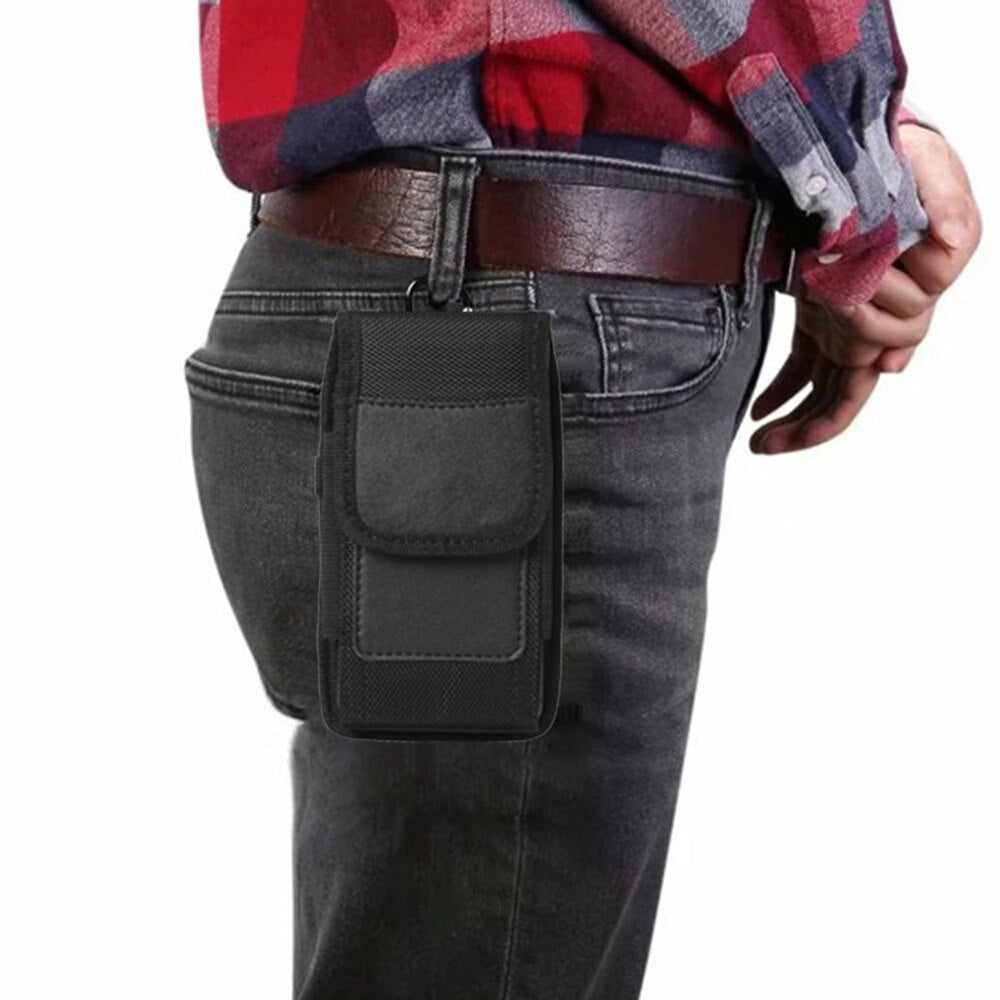 Univerzalna torbica za Cat S62 Pro S52 S42 S48C Outdoor Muška torbica za pojas Torba za oko struka Paket za Crosscall Core-M4 Core-X4 najlonski utor za karticu