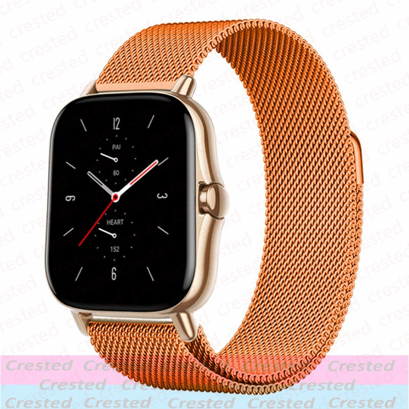 Pašček za Amazfit GTS/2/2e/3/GTS2 Mini/GTR 42mm/47mm/GTR2/3/Pro stratos Amazfit bip širine 20mm 22mm
