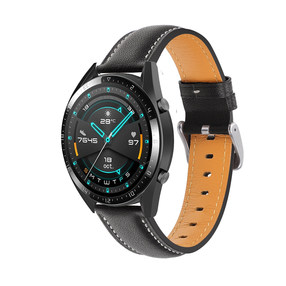 Pašček za Huawei watch GT3 GT 3 Pro Honor Magic watch band For Huawei GT 42 GT 2 46mm 22mm kovinski ali usnjen