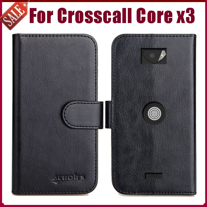 Usnjen flip ovitek za Crosscall Core x3