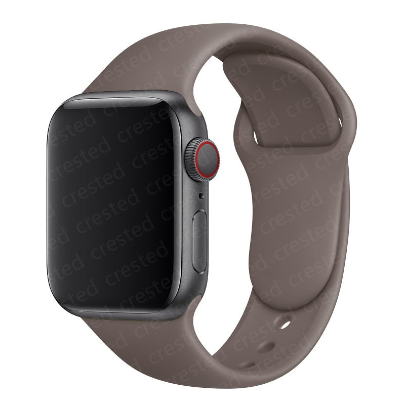 Duži remen za Apple Watch 40 mm 44 mm 45 mm 41 mm 38 mm 42 mm 44 mm iWatch Series 3 4 5 6 se 7 Silikon