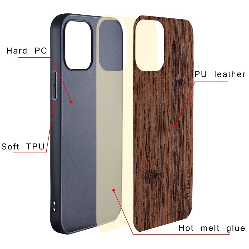Ovitek za Google Pixel 6 Pro 6 6A 5G tekstura funda bamboo wood