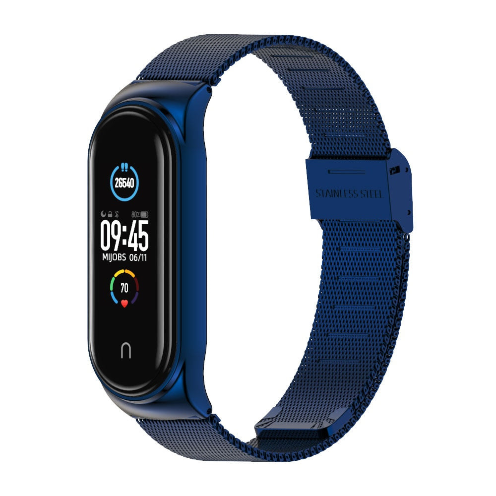 Kovinski pašček za Mi Band 5 6 7 4 3 zapestnica