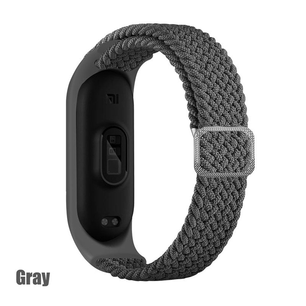 Remen za Mi Band 6 7 Elastična fleksibilna najlonska pletenica za Miband4 miband 5 za Xiaomi Mi band 4 3 5 6 7