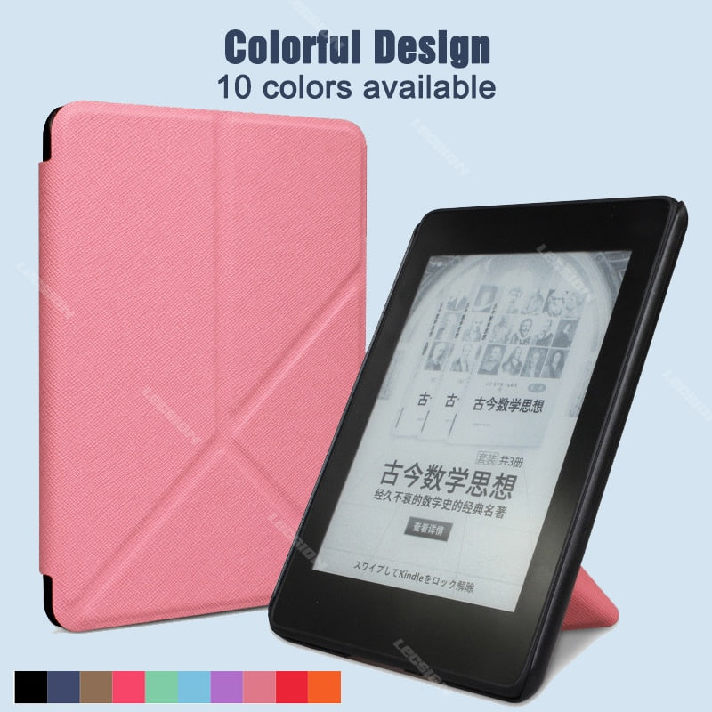 Ovitek za bralnik Kindle in Kindle Paperwhite 4 3 2 1 E21 5th 6th 7th 10th generacija 2019 2018 6inčni iz umetnega usnja
