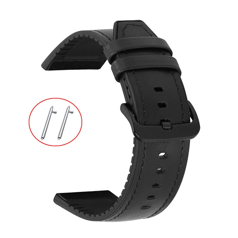 Usnjen pašček za Amazfit GTR 47mm Wrist Strap For Xiaomi Amazfit Pace / Stratos 1 2 3 / GTR2 / GTR 2e
