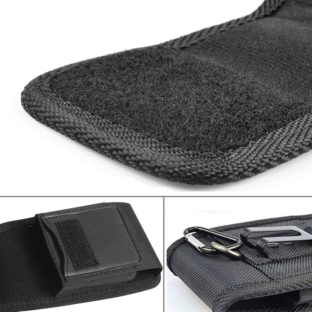 Univerzalni ovitek za Cat S62 Pro S52 S42 S48C Outdoor Men Belt Pouch Waist Bag Pack for Crosscall Core-M4 Core-X4 Nylon Card Slot