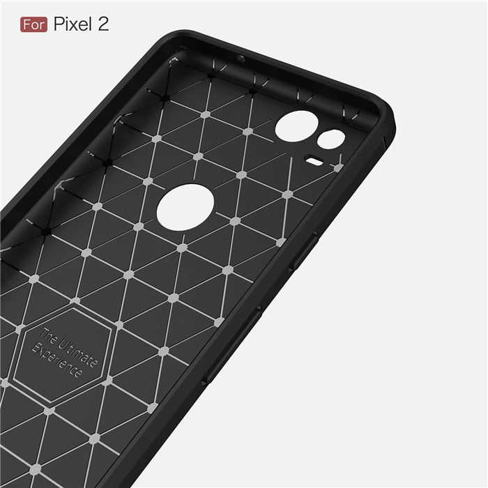 Ovitek za Google Pixel 2 3 3A 4 XL 5 5A 4A 5G 6 Pro v teksturi Brushed Carbon Fiber