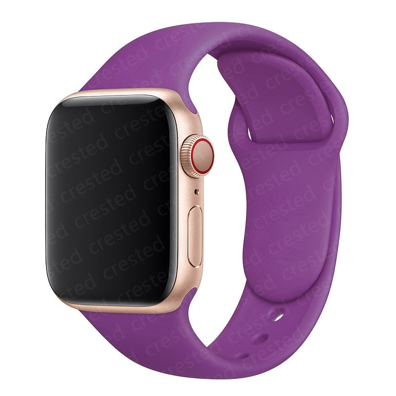 Duži remen za Apple Watch 40 mm 44 mm 45 mm 41 mm 38 mm 42 mm 44 mm iWatch Series 3 4 5 6 se 7 Silikon