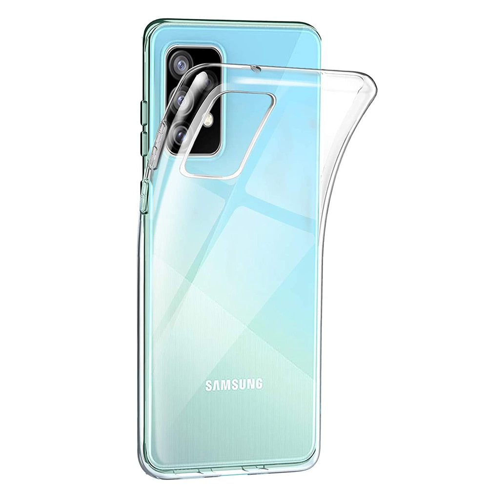 Silikonski prozoren ovitek za Samsung Galaxy A52 A51 A50 A32 A31 A30 A72 A71 A70 A40 A60 A41 A22 A21 A20 ultra tanek mehak