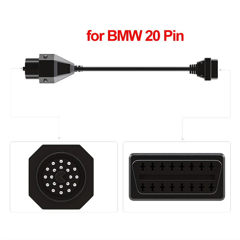 Automobilski dijagnostički kabel 22Pin na OBDII 16Pin ženski konektor adapterski kabel DLC za Toyotu 22Pin