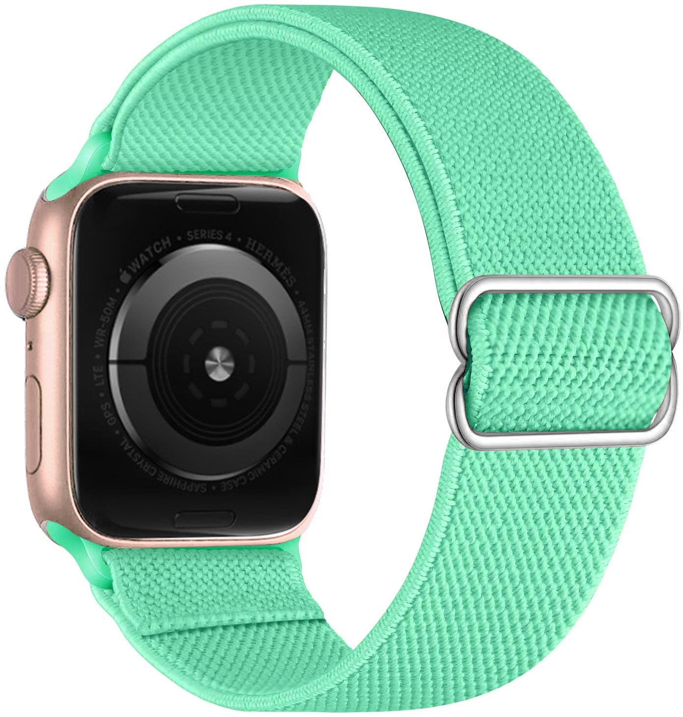 Elastični najlonski pašček za Apple Watch Band 44mm 40mm 45mm 41mm 42mm 38mm Breathable iWatch Series 7 6 SE 5 4 3
