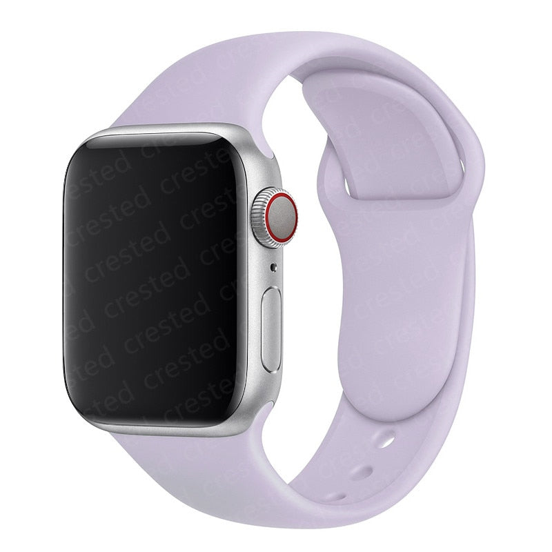 Duži remen za Apple Watch 40 mm 44 mm 45 mm 41 mm 38 mm 42 mm 44 mm iWatch Series 3 4 5 6 se 7 Silikon
